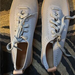 UGG Women's Light Gray Knit Sneakers